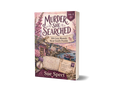 Murder, She Searched Vol. 1 paperback mockup for PageTurn Puzzles cozy mystery word search series