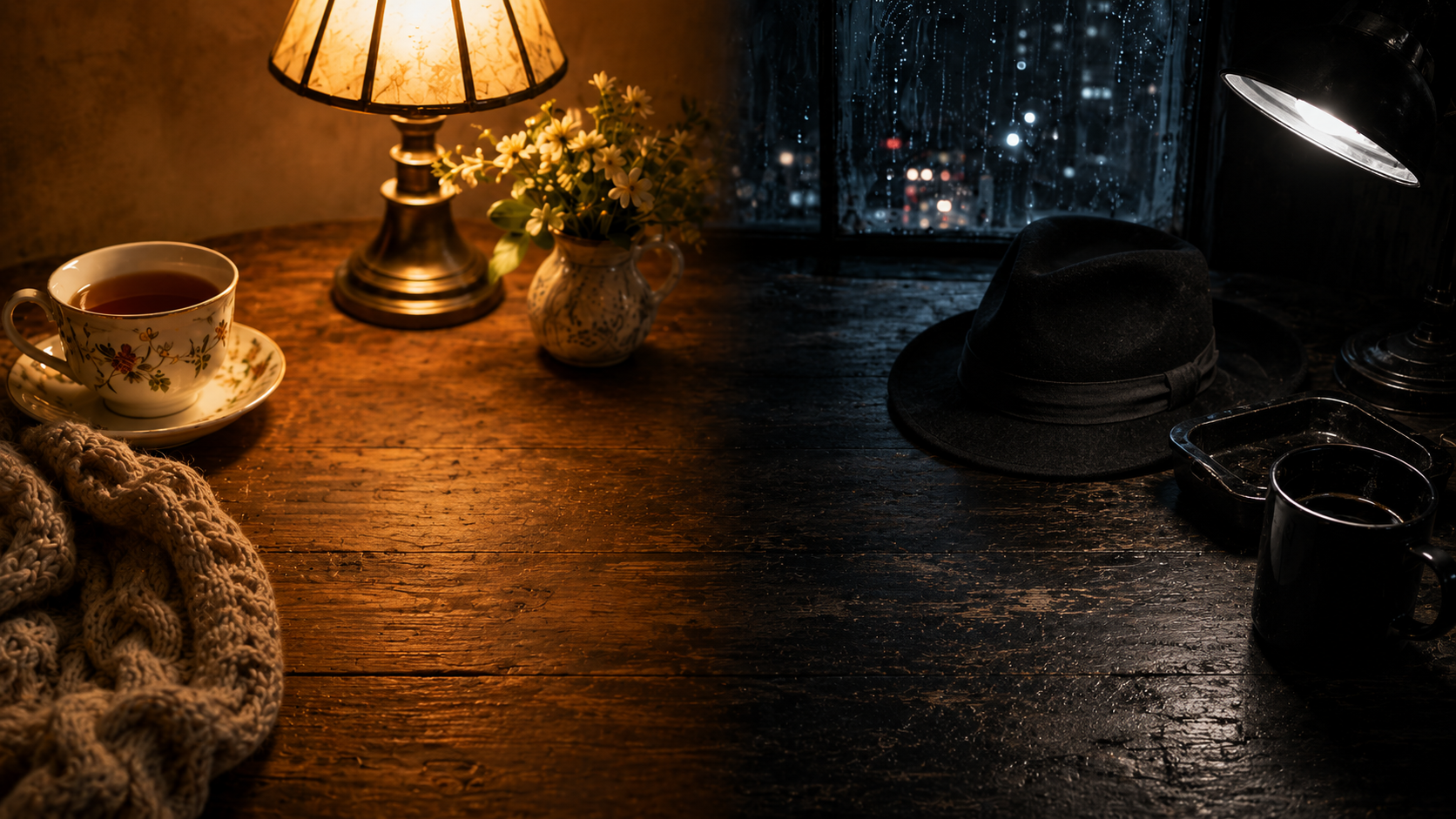 Noir and cozy PageTurn Puzzles mystery word search books shown together